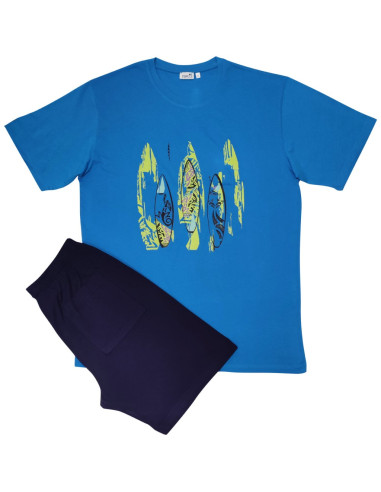 FERRUCCI PIGIAMA UOMO GIROGOLA, MEZZA MANICA E...