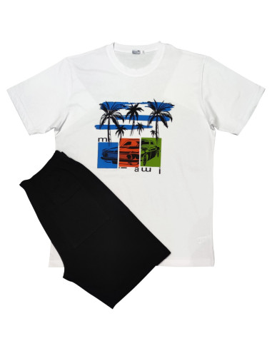 FERRUCCI PIGIAMA UOMO GIROGOLA, MEZZA MANICA E...