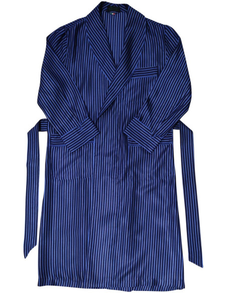 VILLA DELMITIA COMPLETO UOMO PIGIAMA APERTO LUNGO E VESTAGLIA 100% SETA