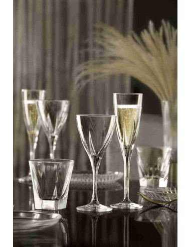 RCR SET 6 CALICI VINO BIANCO 21 CL - FUSION 