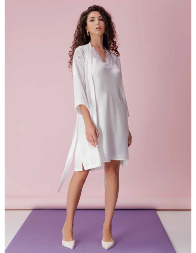 AMADINE COMPLETO LINGERIE DA DONNA IN RASO CON...