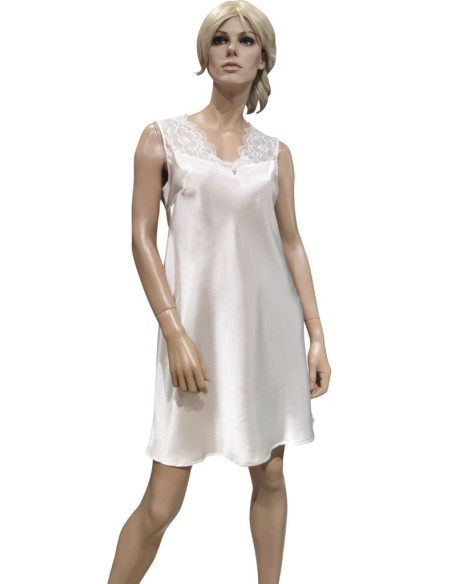 AMADINE COMPLETO LINGERIE DA DONNA IN RASO CON PIZZO