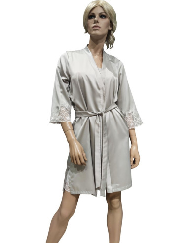 AMADINE COMPLETO LINGERIE DA DONNA VESTAGLIA E...