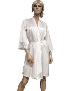 AMADINE COMPLETO LINGERIE DONNA VESTAGLIA E SOTTOVESTE IN... 2