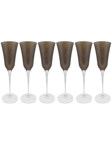 LE STELLE SET 6 CALICI FLUTE 22 CL - JULIA PERLATO
