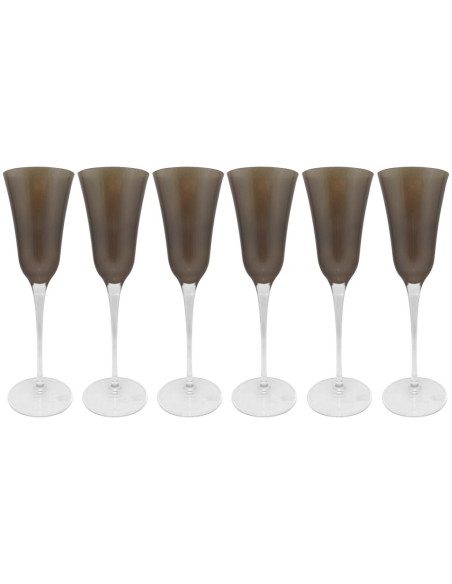 LE STELLE SET 6 CALICI FLUTE 22 CL - JULIA PERLATO