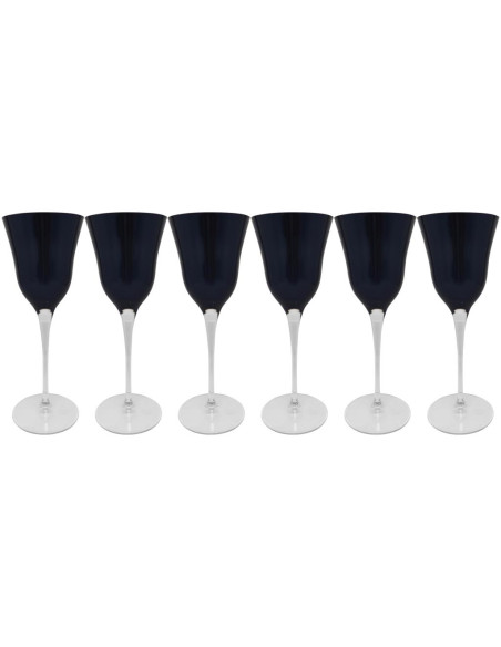 LE STELLE SET 6 CALICI VINO 25 CL - JULIA PERLATO