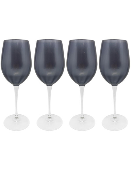 LE STELLE SET 4 CALICI VINO ROSSO 43 CL - MONALISA PERLATO