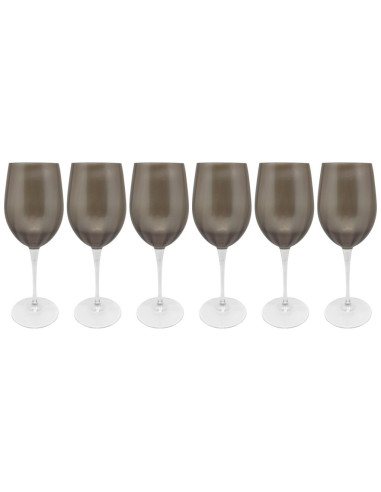 LE STELLE SET 6 CALICI VINO ROSSO 43 CL -...