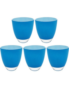 LE STELLE SET 5 BICCHIERI ACQUA COLORATI 36 CL - SABRINA 2