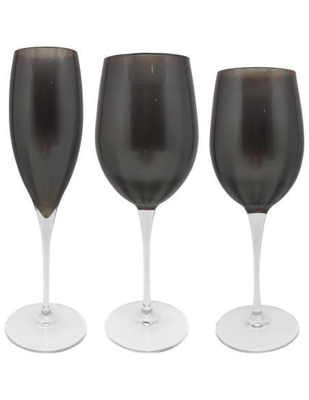 LE STELLE SERVIZIO DI CALICI 18 PEZZI - MONALISA PERLATO