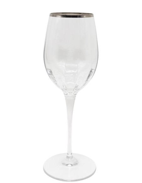 LE STELLE SERVIZIO CALICI 38 PEZZI - MONALISA FILO PLATINO