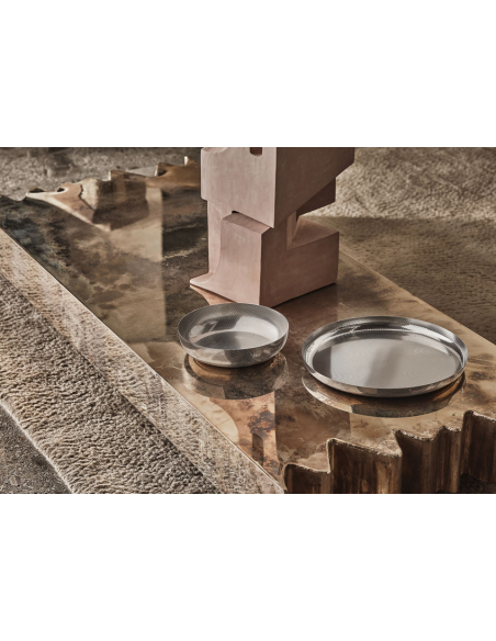 ALESSI CESTINO 24 CM IN ACCIAIO INOX - EXTRA ORDINARY TEXTURE