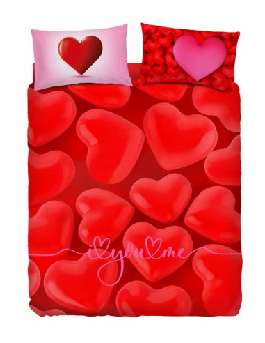 BASSETTI COMPLETO COPRIPIUMINO MATRIMONIALE -...