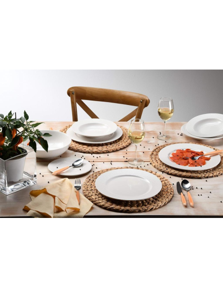 TOGNANA PIATTO FONDO Ø22 CM IN PORCELLANA - GOLF