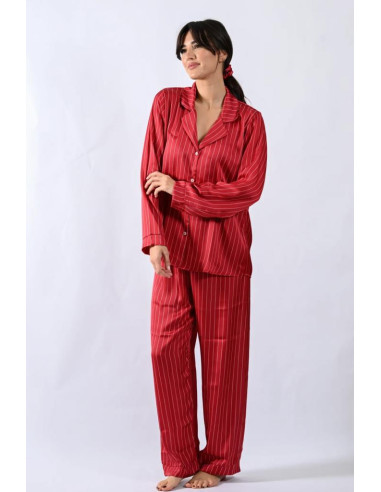 FILO D'ANGELO PIGIAMA DONNA APERTO MANICA LUNGA...