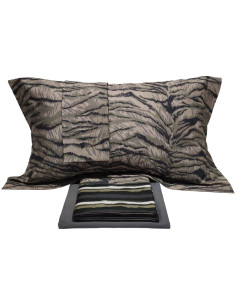 ROBERTO CAVALLI COMPLETO LENZUOLA MATRIMONIALE IN RASO -...