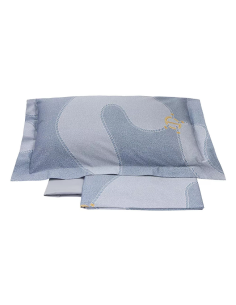 BORBONESE COMPLETO LENZUOLA COPRILETTO MATRIMONIALE IN...