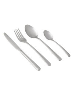 EVVIVA SERVIZIO POSATE 24 PEZZI ACCIAIO OPACO SATINATO
