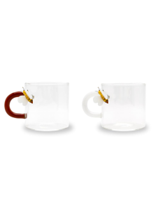 WD LIFESTYLE SET 2 TAZZINE CAFFE CON MANICO E DECORO... 2