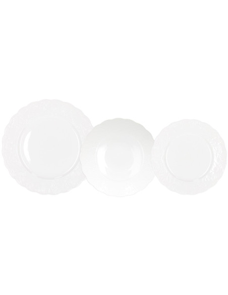 ANDREA FONTEBASSO SERVIZIO PIATTI 18 PEZZI - POEMA LACE