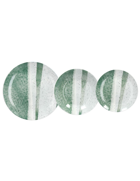 ANDREA FONTEBASSO SERVIZIO PIATTI 18 PEZZI - MOON MALACHITE