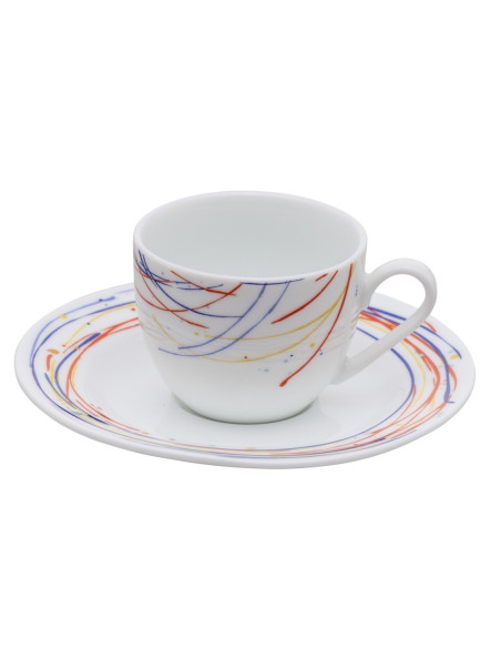 GALBIATI MILANO SET 6 TAZZE CAFFÉ 90 ML - CARNIVAL
