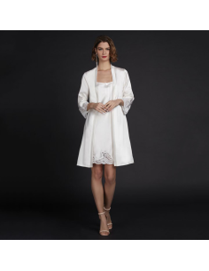 AMADINE COMPLETO LINGERIE DA DONNA VESTAGLIA E SOTTOVESTE...