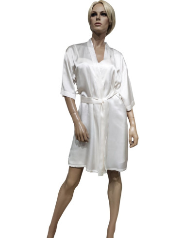 MISS LINGERIE VESTAGLIA DONNA A KIMONO IN RASO