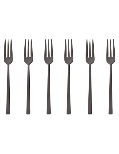 SAMBONET SET 6 FORCHETTE DESSERT - ROCK PVD...