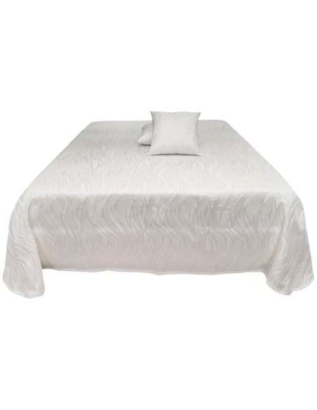 DAVID COPRILETTO MATRIMONIALE 270 X 270 CM E CUSCINI ARREDO - ONDE