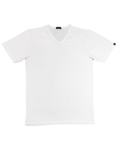 QBO MAGLIA UOMO MEZZA MANICA SCOLLO A V IN COTONE JERSEY 2