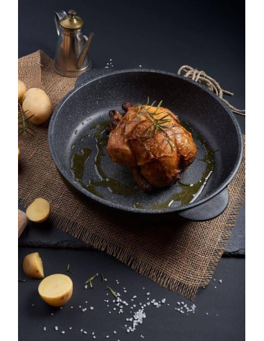 PENTOLPRESS TEGAME TONDO ANTIADERENTE - GRANIT