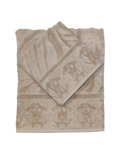 ROBERTO CAVALLI SET 2 ASCIUGAMANI IN SPUGNA DI COTONE -... 2