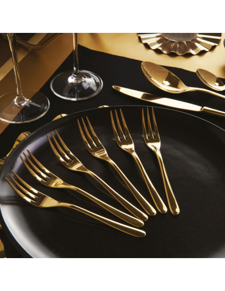 SAMBONET SET 6 FORCHETTE DESSERT - TASTE MIRROR PVD