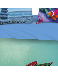 BASSETTI COMPLETO LENZUOLA-COPRILETTO MATRIMONIALE 100%... 2