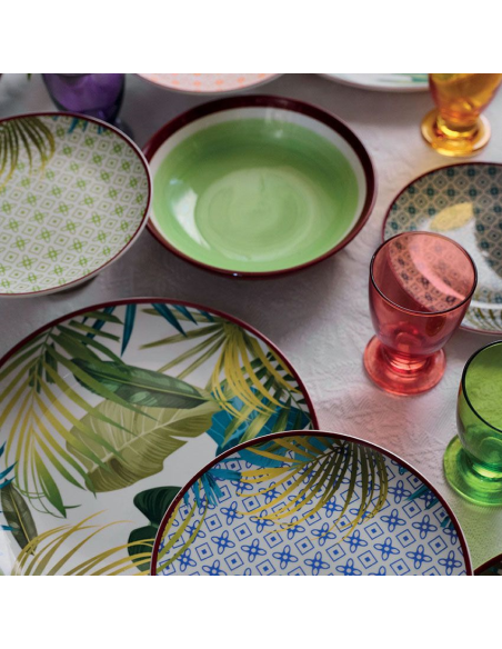 TOGNANA SERVIZIO PIATTI 18 PEZZI - MADISON NEW JUNGLE