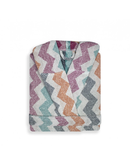 LASA HOME ACCAPPATOIO CON CAPPUCCIO - ZIG ZAG