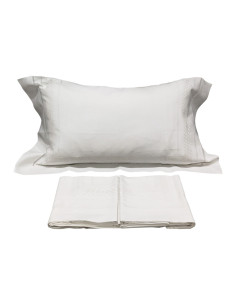 BELLAVIA PARURE LENZUOLA MATRIMONIALE 100% LINO