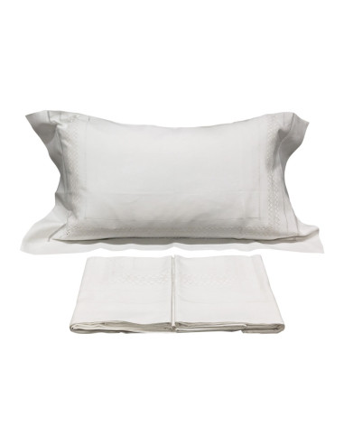 BELLAVIA PARURE LENZUOLA MATRIMONIALE 100% LINO