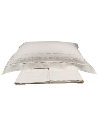 BELLAVIA PARURE LENZUOLA MATRIMONIALE 100% LINO