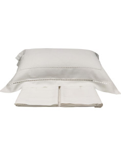 BELLAVIA PARURE LENZUOLA MATRIMONIALE 100% LINO