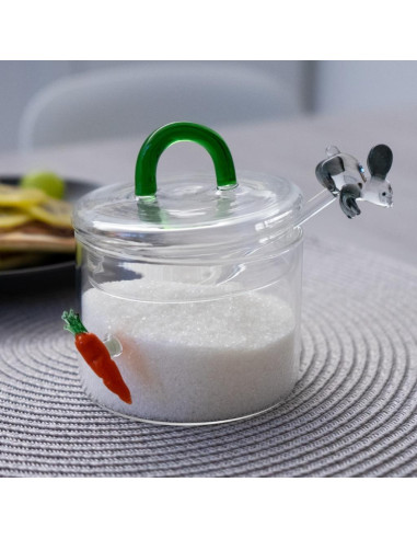 WD LIFESTYLE ZUCCHERIERA CON CUCCHIAIO E DECORI...
