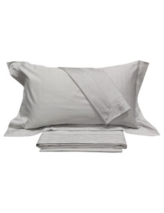 BIC DECO' COMPLETO LENZUOLA MATRIMONIALE RASO 100% COTONE...