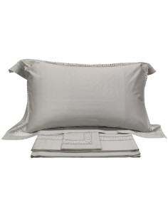 G.P. COMPLETO LENZUOLA MATRIMONIALE IN RASO 100% COTONE -...