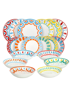 TOGNANA SERVIZIO PIATTI 18 PEZZI - MADISON VIETRI