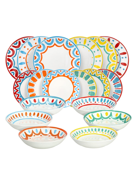 TOGNANA SERVIZIO PIATTI 18 PEZZI - MADISON VIETRI