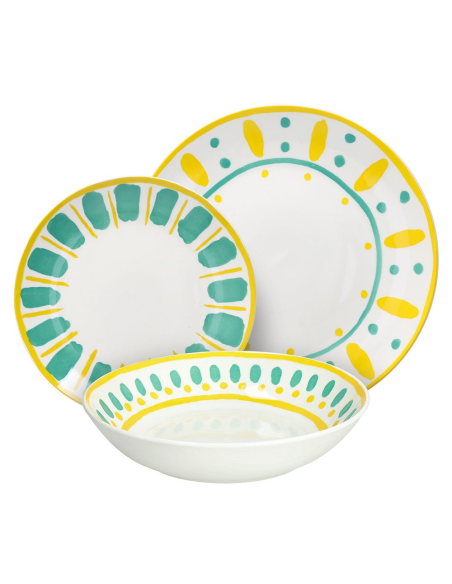 TOGNANA SERVIZIO PIATTI 18 PEZZI - MADISON VIETRI