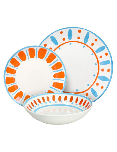 TOGNANA SERVIZIO PIATTI 18 PEZZI - MADISON VIETRI