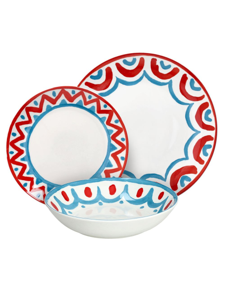 TOGNANA SERVIZIO PIATTI 18 PEZZI - MADISON VIETRI